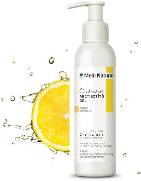 C-vitaminos arctisztító gél 150 ml