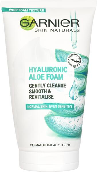 Skin Naturals Hyaluronic Aloe arctisztító hab 150 ml
