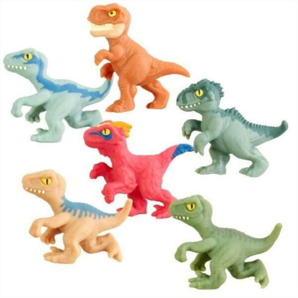 Heroes of Goo Jit Zu: Jurassic World nyújtható mini akciófigura 6db-os szett (42543)