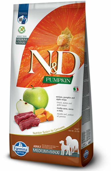 Venison Pumpkin & Apple Adult Medium & Maxi 12