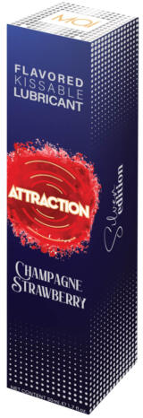 Flavored Kissable Lubricant - Champagne Strawberry 50 ml