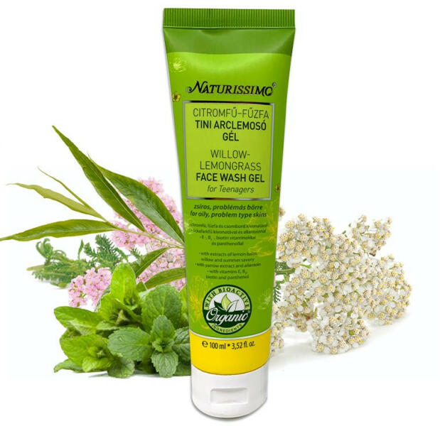 citromfű-fűzfa tini arclemosó gél 100 ml