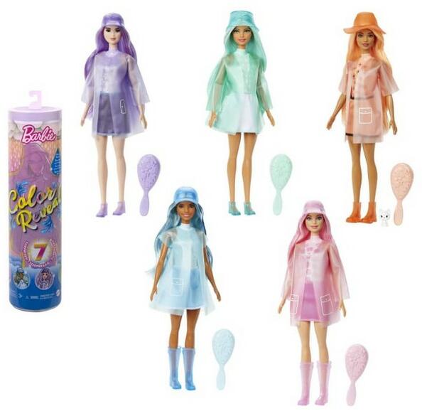 Vásárlás: Mattel Barbie - Color Reveal - Buli az esőben meglepetés baba  (HCC57) Barbie baba árak összehasonlítása, Barbie Color Reveal Buli az  esőben meglepetés baba HCC 57 boltok
