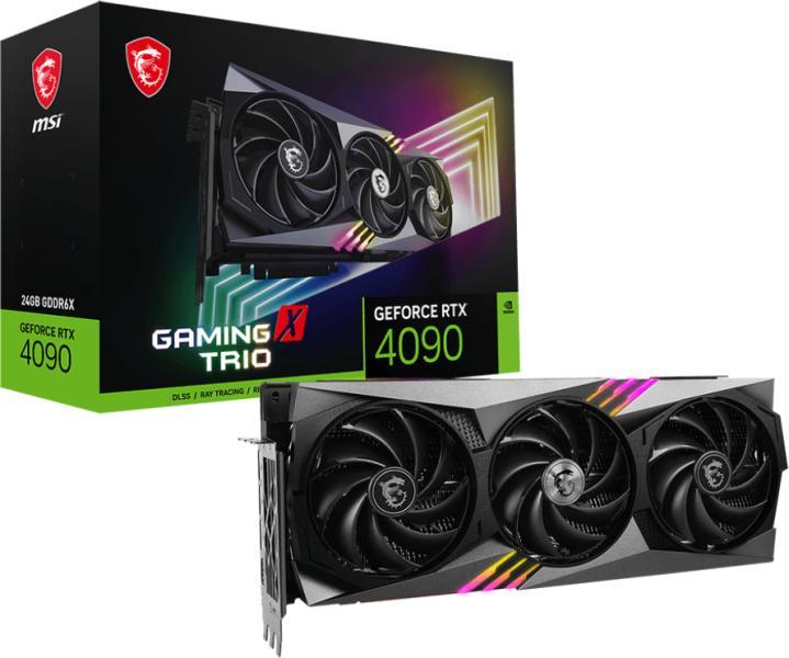 ☆ MSI GeForce RTX 4090 GAMING X TRIO 24GB GDDR6X 384bit (V510-006R