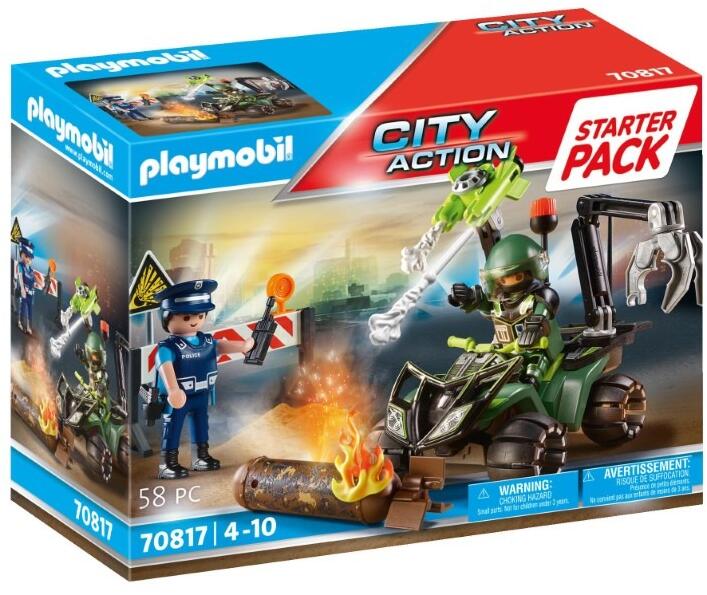 Playmobil Playmobil, City Action, Starter Pack: exercitii a politiei, 70817  (Playmobil) - Preturi