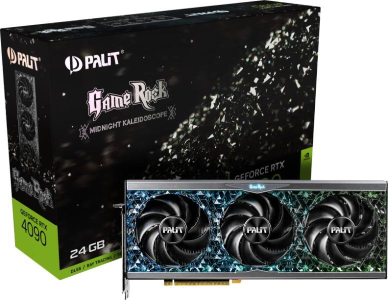 【美品】Palit GeForce RTX 4090 GameRock 24GB Palit GeForce RTX 4090 GameRock 24GB (NED4090019SB-1020G) Placa