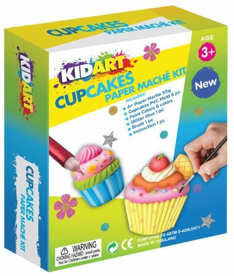Kid Art - Papírmasé készlet - Muffin (DIY-PM50-CC)