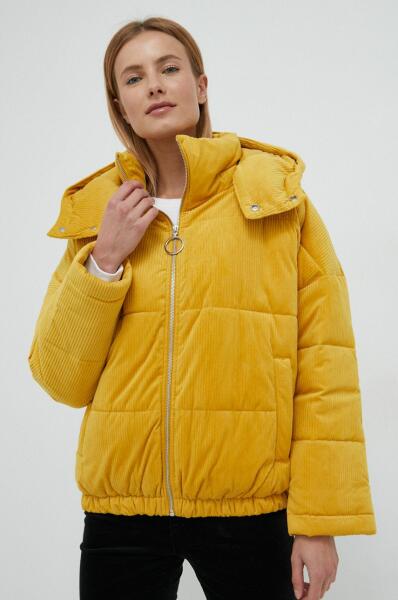 Vásárlás: United Colors of Benetton kordbársony kabát sárga, téli, oversize  - sárga M Női dzseki árak összehasonlítása, kordbársony kabát sárga téli  oversize sárga M boltok