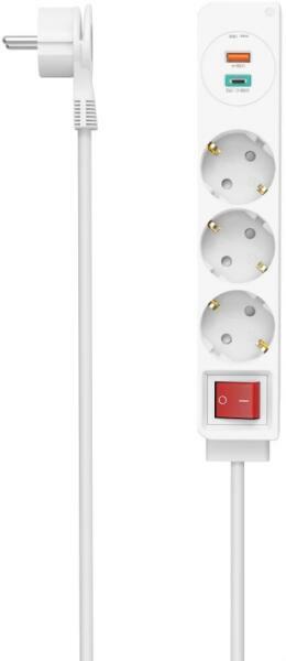 3 Plug + USB Switch (223185)