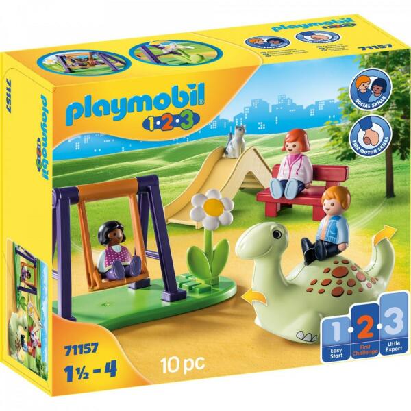 Playmobil 1 2 3 Loc De Joaca Pentru Copii Playmobil (PM71157) (Playmobil) -  Preturi