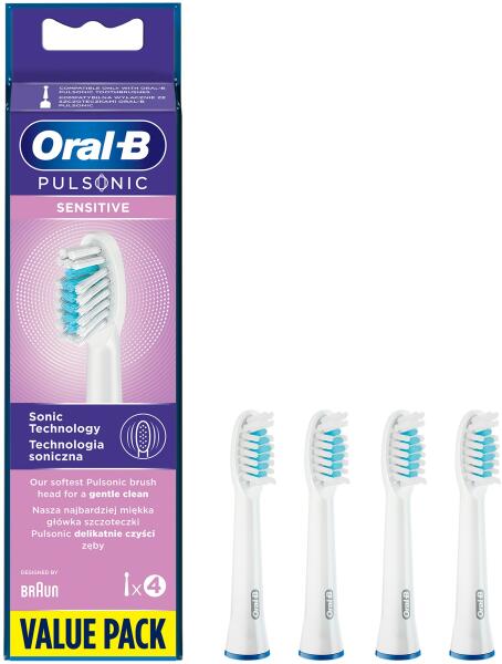 Vásárlás: Oral-B Pulsonic Sensitive SR32-4S Elektromos fogkefe pótfej árak  összehasonlítása, Pulsonic Sensitive SR 32 4 S boltok