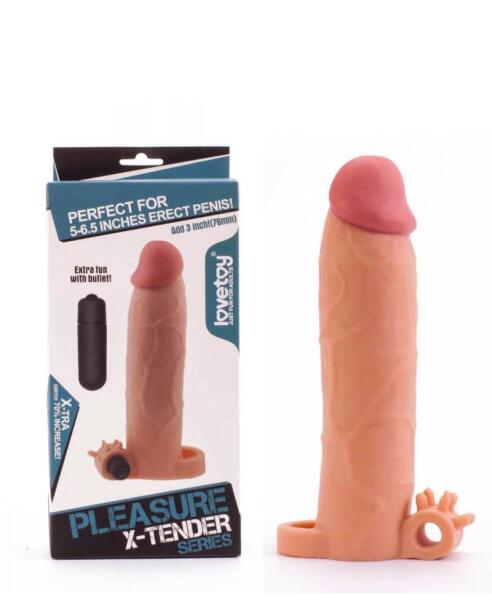 Pleasure X-Tender Vibrating 6 péniszhosszabító