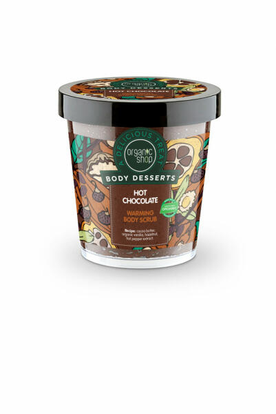 Forrócsoki melegítő hatású testradír 450 ml