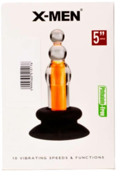 10 Speeds Vibrating Beaded Plug