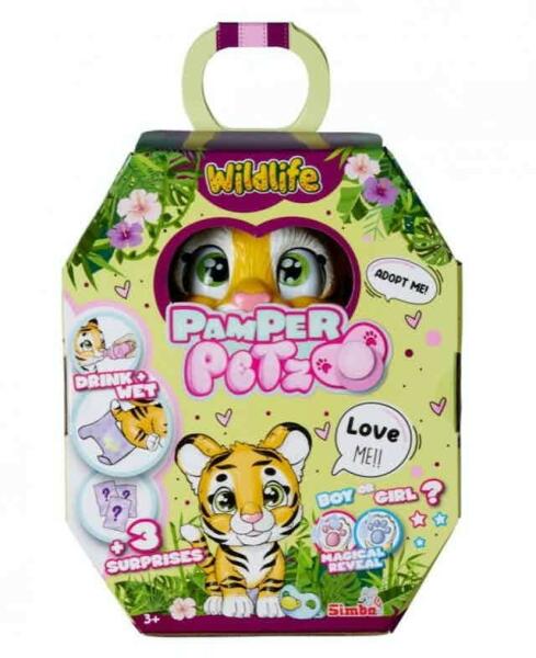 Vásárlás: Simba Toys Pamper Petz - Bébi Tigris (105953575) Interaktív játék  árak összehasonlítása, Pamper Petz Bébi Tigris 105953575 boltok