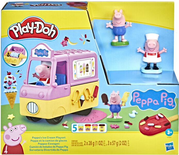 Play-Doh: Peppa malac fagylalt készítő szett (F3597)