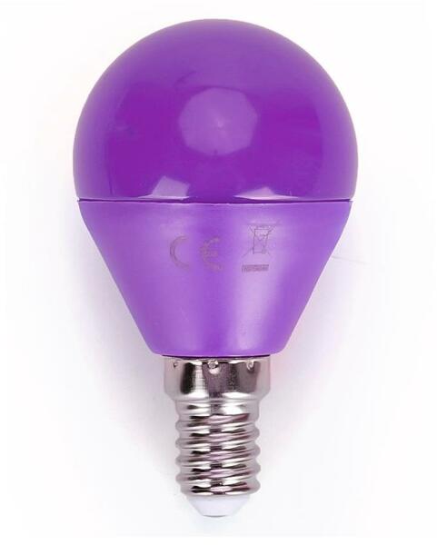 B. V. LED Izzó G45 E14/4W/230V lila - Aigostar AI0102 (AI0102)