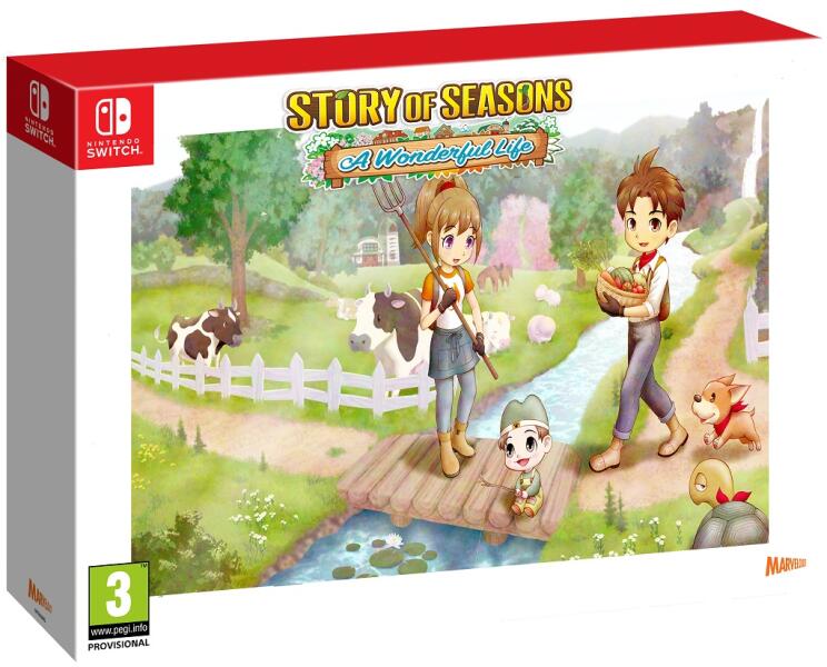 Story of Seasons: A Wonderful Life Premium Edition for PlayStation 5 [VIDEOGAMES] Playstation 5