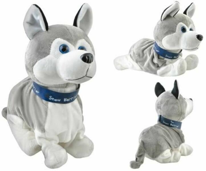 Interaktív plüss husky kutya