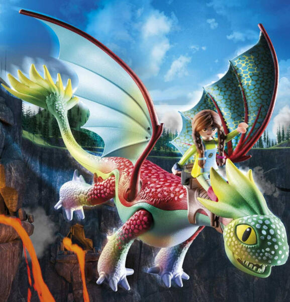 Vásárlás: Playmobil Dragons: The Nine Realms - Feathers és Alex (PM71083)  Playmobil árak összehasonlítása, Dragons The Nine Realms Feathers és Alex  PM 71083 boltok