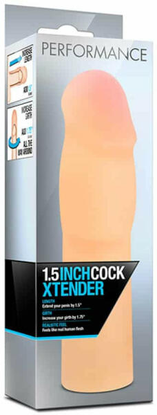 Performance 1.5 inch Cock XTender Beige