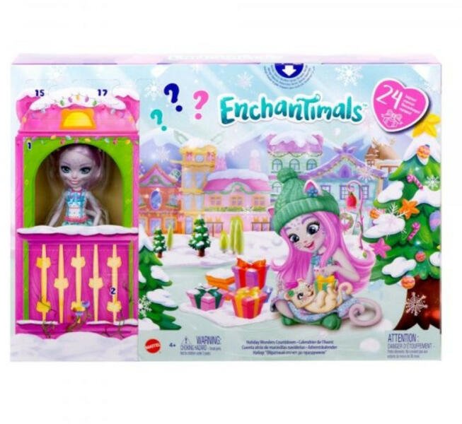 Vásárlás: Mattel Enchantimals Ünnepi csodák adventi kalendáriuma (HHC21)  Játékbaba árak összehasonlítása, Enchantimals Ünnepi csodák adventi  kalendáriuma HHC 21 boltok