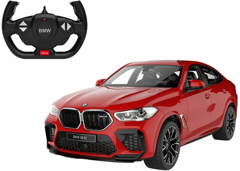 Rastar Masinuta cu telecomanda, Rastar BMW X6 M, Rosu 1: 14
