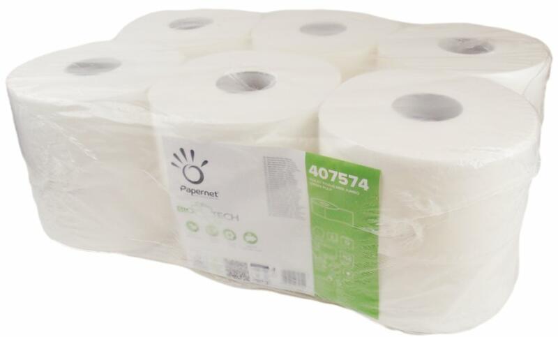 Jumbo over toalettpapír, 2 rétegű, 19, 5 cm, fehér