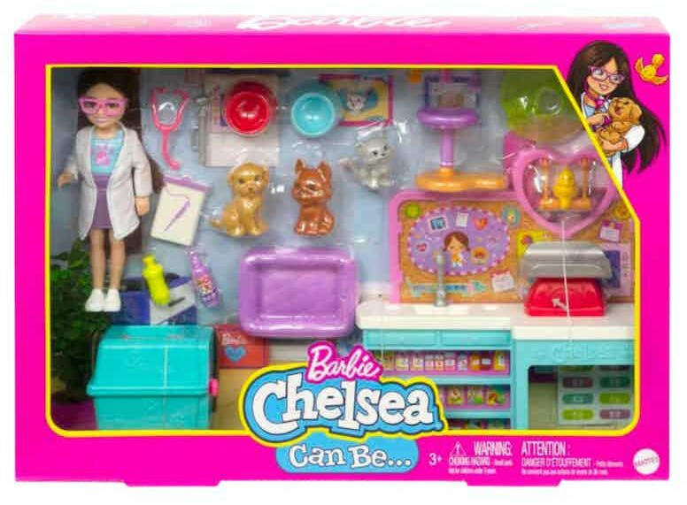 Vásárlás: Mattel Barbie- Chelsea állatorvos játékszett (HGT12) Játékbaba  felszerelés árak összehasonlítása, Barbie Chelsea állatorvos játékszett HGT  12 boltok