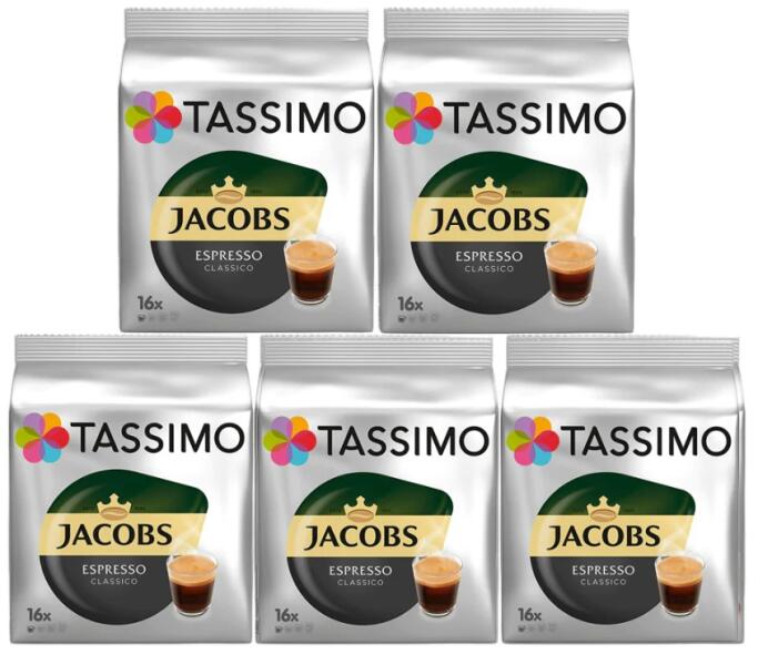 Vásárlás: TASSIMO Jacobs Krönung Espresso Kapszula Kiszerelés: 80 adag  Kávégép kapszula, kávépárna árak összehasonlítása, Jacobs Krönung Espresso  Kapszula Kiszerelés 80 adag boltok