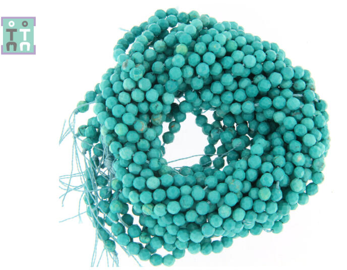 Perla Tonda In Resina Color Verde Turchese 12 Mm, X 1 - Foto 10