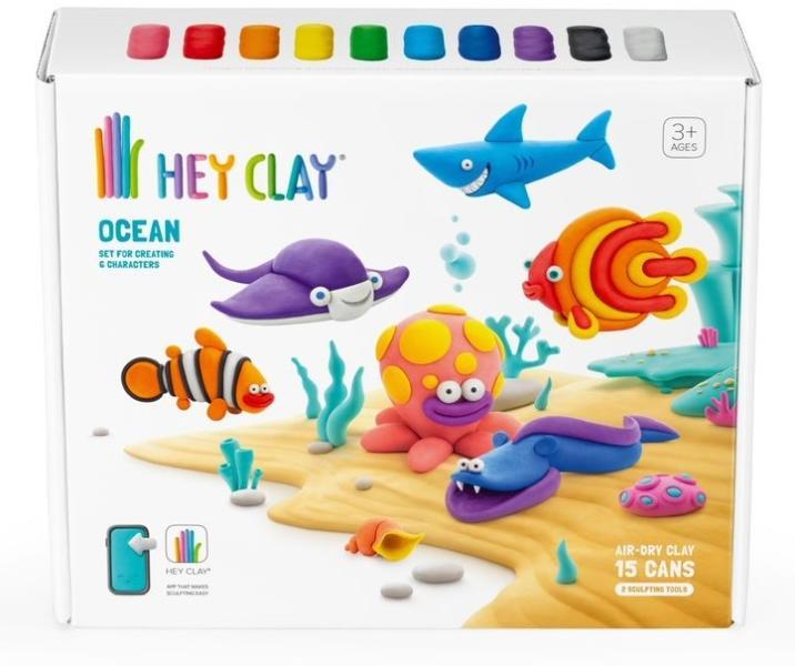 Óceán állatai színes gyurma készlet (HCL18003HR)