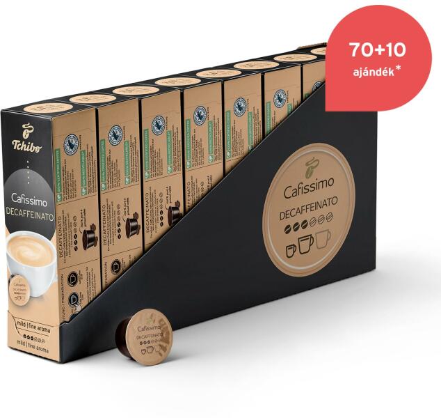 Vásárlás: Tchibo Caffè Crema decaffeinated (Koffeinmentes) - 80 db  kávékapszula Kávégép kapszula, kávépárna árak összehasonlítása, Caffè Crema  decaffeinated Koffeinmentes 80 db kávékapszula boltok