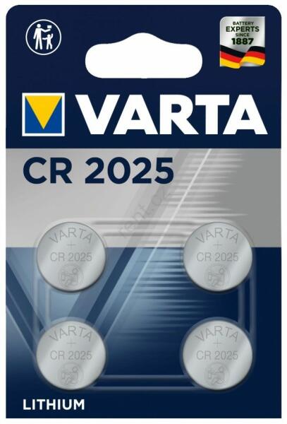 Vásárlás: VARTA CR 2025 gombelem 4db - tokolade Egyszer használatos elem  árak összehasonlítása, CR 2025 gombelem 4 db tokolade boltok