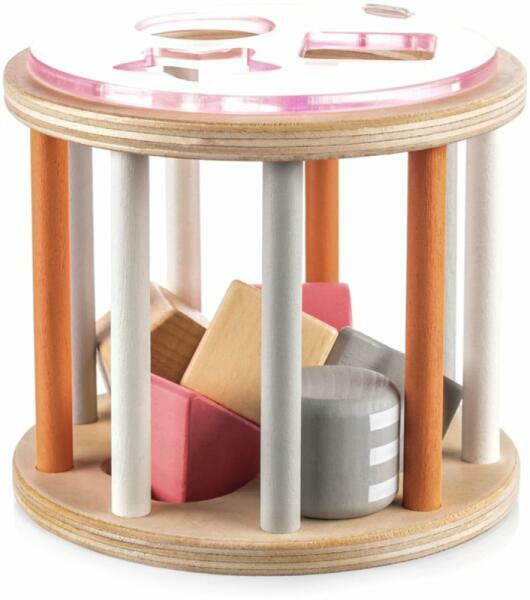 Wooden Jigsaw interaktív formaberakó játék fából készült