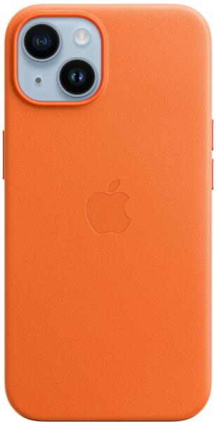 iPhone 14 MagSafe Leather cover orange (MPP83ZM/A)