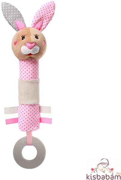 Have Fun Baby Squeaker plüss játék síppal Bunny Julia
