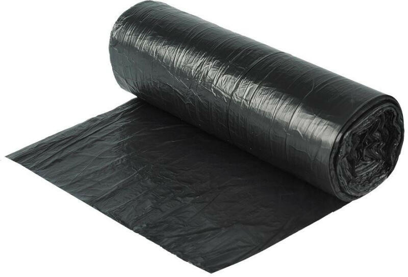 HNAT szemeteszsák 104x120 cm, 240 literes LDPE 60 mikron fekete, 10 darab/tekercs (FSECO240)