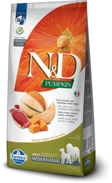 Pumpkin duck & pumpkin, watermelon adult medium & maxi 12 kg
