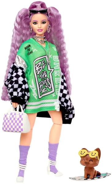 Vásárlás: Mattel Barbie - Extra Versenykabátban (GRN27) Barbie baba árak  összehasonlítása, Barbie Extra Versenykabátban GRN 27 boltok