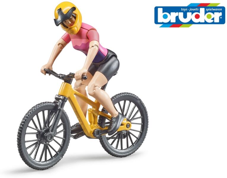 Vásárlás: BRUDER Kerékpáros női figura kerékpárral (BRUDER-63111) Játékautó  és jármű árak összehasonlítása, Kerékpáros női figura kerékpárral BRUDER  63111 boltok
