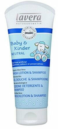 Baby & Kinder Neutral tusfürdő és sampon (Wash Lotion & Shampoo) 200 ml