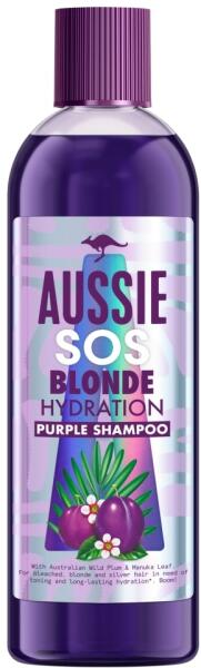 Vásárlás: Aussie SOS Blonde vegán hidratáló lila sampon 290 ml Sampon árak  összehasonlítása, SOSBlondevegánhidratálólilasampon290ml boltok