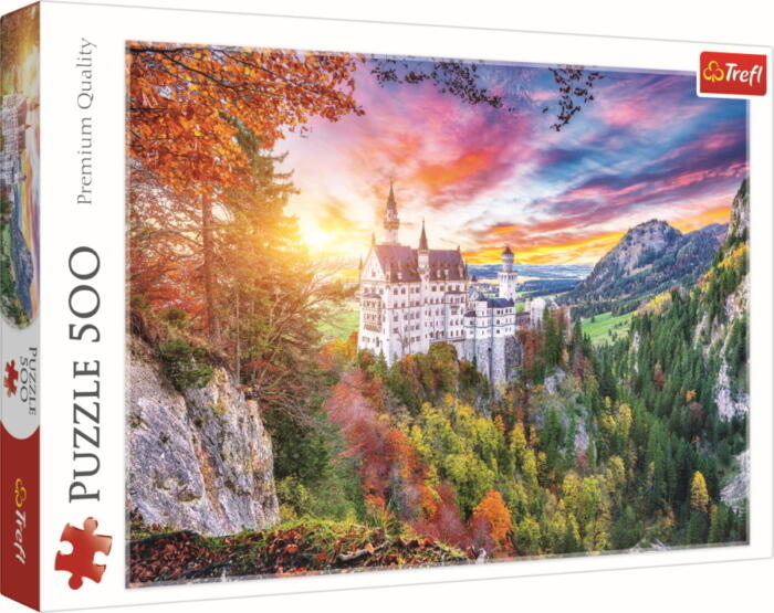 Kilátás a Neuschwanstein kastélyra 500 db-os (37427)
