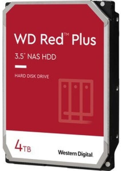Western Digital Red Plus 3.5 4TB 5400rpm 256MB SATA (WD40EFPX) vásárlás,  olcsó Belső merevlemez árak, Western Digital Red Plus 3.5 4TB 5400rpm 256MB  SATA (WD40EFPX) boltok