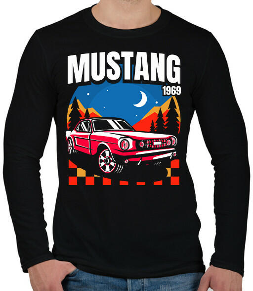 Vásárlás: printfashion Mustang mach 1969 - Férfi hosszú ujjú póló - Fekete  Férfi pulóver árak összehasonlítása, Mustang mach 1969 Férfi hosszú ujjú  póló Fekete boltok
