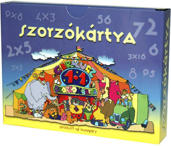 Szorzókártya - Számolást segítő játék