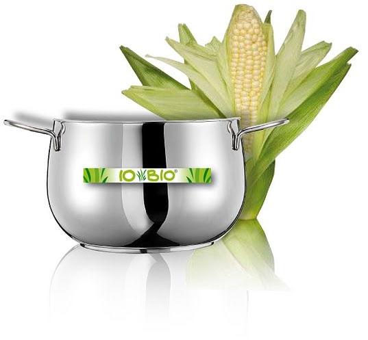 Tegame INOXRIV IO BIO 20 Cm - In Materiale Riciclato E Riciclabile - Made In Italy