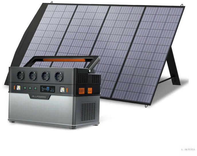 Vásárlás: ALLPOWERS hordozható erőmű tartalék akkumulátor & napelem  áramfejlesztő, 1500W vészhelyzeti tápegység, 18V Solarpanel (1500W) Napelem  modul árak összehasonlítása, hordozható erőmű tartalék akkumulátor napelem  áramfejlesztő 1500 W vészhelyzeti ...