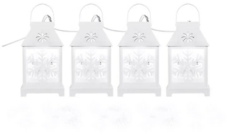 LED-es girland lámpák hópelyhekkel (DCLC02)